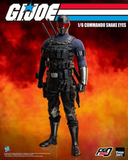 G.I. Joe FigZero Actionfigur 1/6 Commando Snake Eyes 30 cm