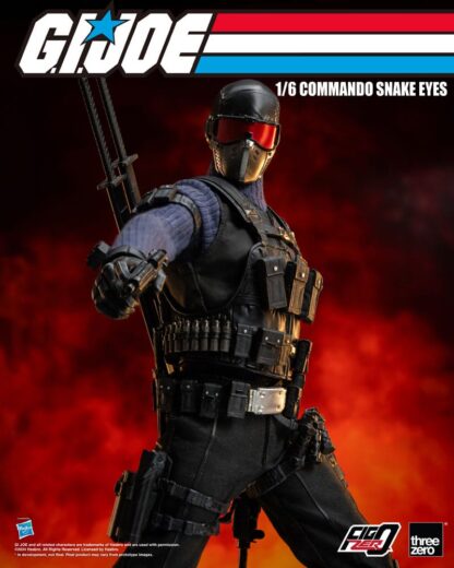 G.I. Joe FigZero Actionfigur 1/6 Commando Snake Eyes 30 cm – Bild 10