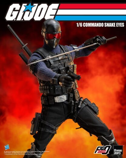 G.I. Joe FigZero Actionfigur 1/6 Commando Snake Eyes 30 cm – Bild 11