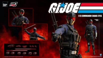 G.I. Joe FigZero Actionfigur 1/6 Commando Snake Eyes 30 cm – Bild 15