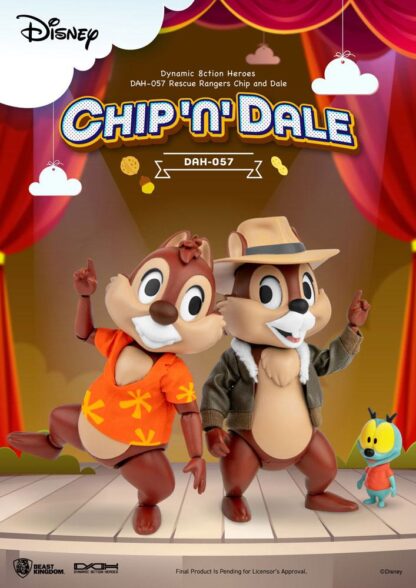 Chip und Chap - Die Ritter des Rechts Dynamic 8ction Heroes Actionfiguren 1/9 Chip & Dale 10 cm