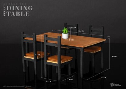 Diorama Props Series Zubehör-Set Dining Table Set – Bild 5