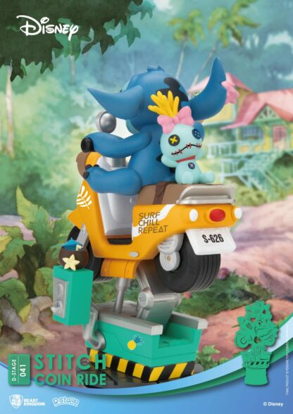 Disney D-Stage PVC Diorama Stitch Coin Ride 16 cm – Bild 7