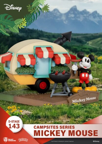 Disney D-Stage Campsite Series PVC Diorama Mickey Mouse 10 cm – Bild 4