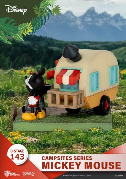 Disney D-Stage Campsite Series PVC Diorama Mickey Mouse 10 cm – Bild 5