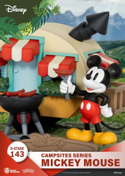 Disney D-Stage Campsite Series PVC Diorama Mickey Mouse 10 cm – Bild 6