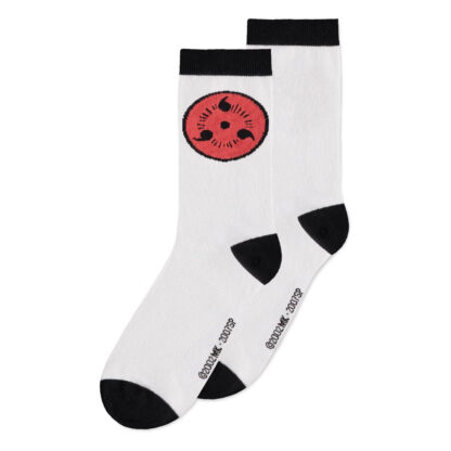 Naruto Shippuden Socken 3er-Pack Sasuke Symbol 39-42 – Bild 2