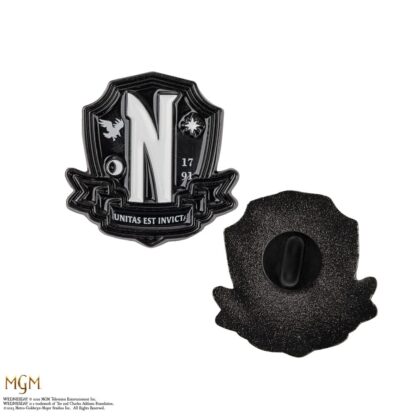 Wednesday Ansteck-Pins 2er-Pack Nevermore Academy – Bild 2