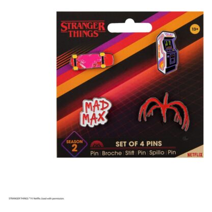 Stranger Things Ansteck-Pins 4er-Pack Season 2 – Bild 2