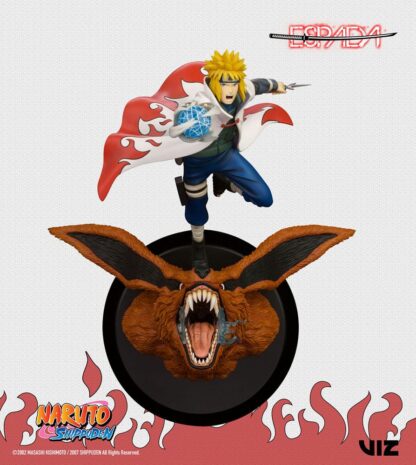 Naruto Shippuden PVC Statue 1/8 Minato Namikaze Vs Nine Tailed Fox 41 cm – Bild 2