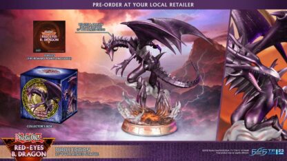 Yu-Gi-Oh! PVC Statue Red-Eyes B. Dragon Purple Colour 33 cm – Bild 2