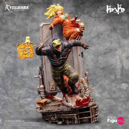 Dorohedoro Elite FigumiZ Diorama 1/8 Caiman & Nikaido 37 cm – Bild 3