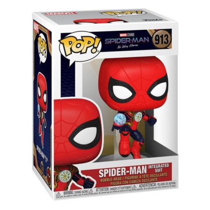 Spider-Man: No Way Home POP! Vinyl Figur Spider-Man (Integrated Suit) 9 cm – Bild 2