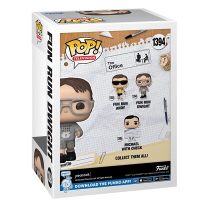 The Office US  POP! TV Vinyl Figur Fun Run Dwight 9 cm – Bild 3