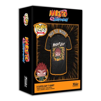 Naruto Boxed Tee T-Shirt 8 Gates Guy – Bild 3