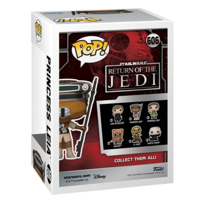 Star Wars Return of the Jedi 40th Anniversary POP! Vinyl Figur Leia (Boushh) 9 cm – Bild 3