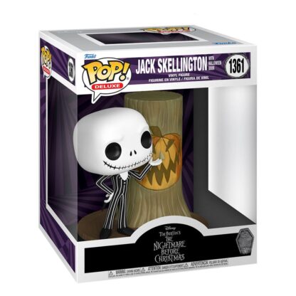 Nightmare before Christmas 30th POP! Deluxe Vinyl Figur Jack w/H.Town Door 9 cm – Bild 2