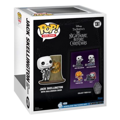 Nightmare before Christmas 30th POP! Deluxe Vinyl Figur Jack w/H.Town Door 9 cm – Bild 3