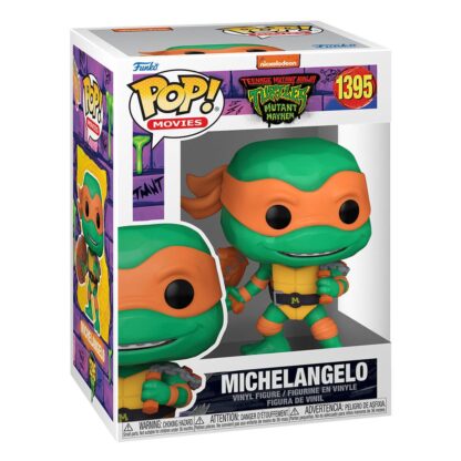 Teenage Mutant Ninja Turtles POP! Movies Vinyl Figur Michelangelo 9 cm – Bild 2