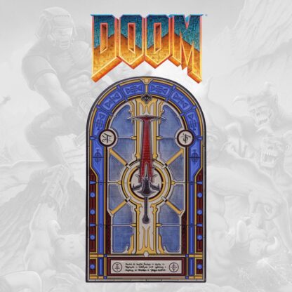 Doom Metallbarren Crucible Sword Stained Glass Limited Edition – Bild 2