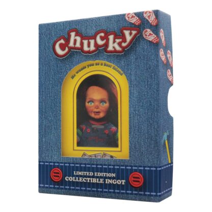 Chucky Die Mörderpuppe mit Spell Card Metallbarren Chucky Limited Edition – Bild 3