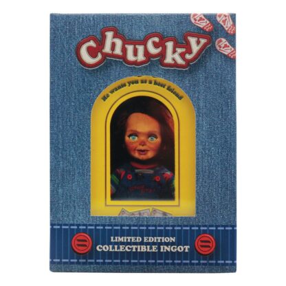 Chucky Die Mörderpuppe mit Spell Card Metallbarren Chucky Limited Edition – Bild 5