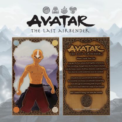 Avatar Der Herr der Elemente Metallbarren Aang Limited Edition – Bild 2