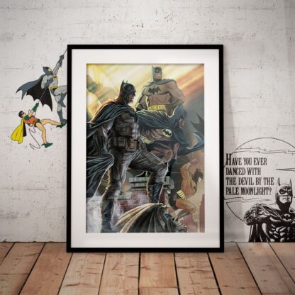 DC Comis Kunstdruck Batman 85th Anniversary Limited Edition 42 x 30 cm – Bild 3