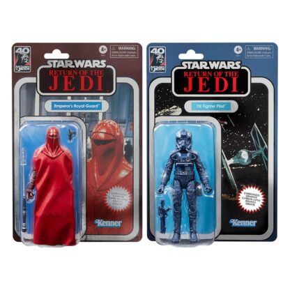 Star Wars Episode VI Black Series Carbonized Actionfiguren 2er-Pack Emperor's Royal Guard & TIE Fighter Pilot Exclusive 15 cm – Bild 15