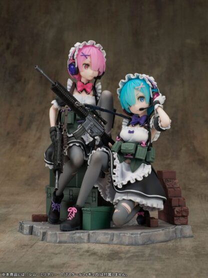 Re:Zero Starting Life in Another World PVC Statue 1/7 Ram Military Ver. 20 cm – Bild 2