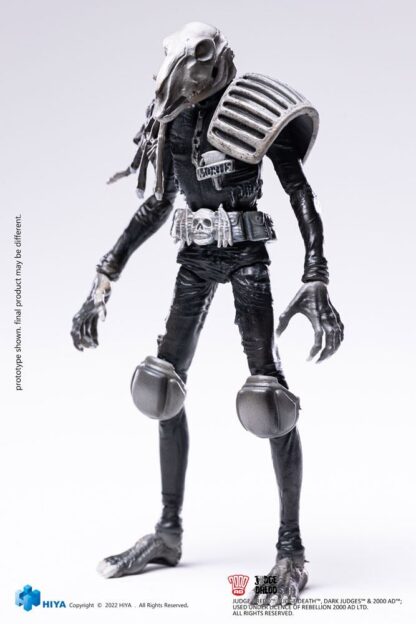 2000 AD Exquisite Mini Actionfigur 1/18 Black and White Judge Mortis 10 cm – Bild 7