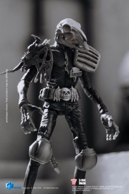 2000 AD Exquisite Mini Actionfigur 1/18 Black and White Judge Mortis 10 cm – Bild 8