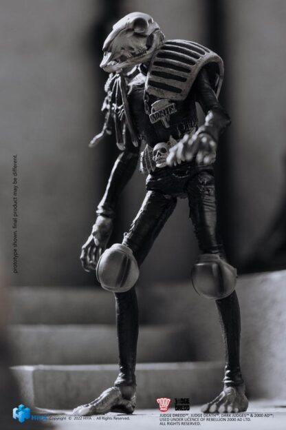 2000 AD Exquisite Mini Actionfigur 1/18 Black and White Judge Mortis 10 cm – Bild 10