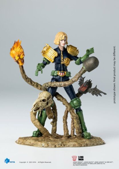 2000 AD Exquisite Mini Actionfigur 1/18 Judge Dredd Judge Anderson VS The Dark Judges 10 cm – Bild 5