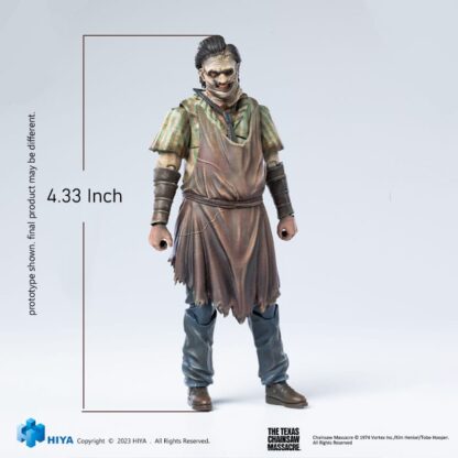 Texas Chainsaw Massacre (2003) Exquisite Mini Actionfigur 1/18 Leatherface 2003 Killing Mask 11 cm – Bild 2