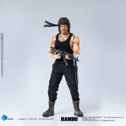 Rambo Exquisite Super Series Actionfigur 1/12 First Blood II John Rambo 16 cm