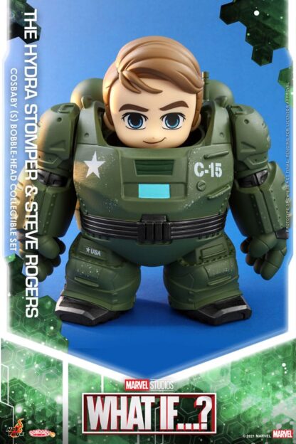 What If...? Cosbaby (S) Minifiguren Hydra Stomper & Steve Rogers 10 cm – Bild 3