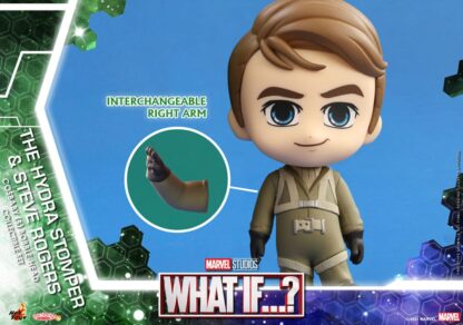 What If...? Cosbaby (S) Minifiguren Hydra Stomper & Steve Rogers 10 cm – Bild 6