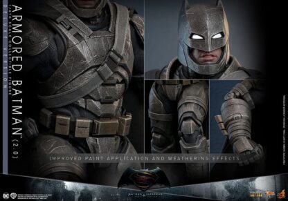 Batman v Superman: Dawn of Justice Movie Masterpiece Actionfigur 1/6 Armored Batman 2.0 (Deluxe Version) 33 cm – Bild 22