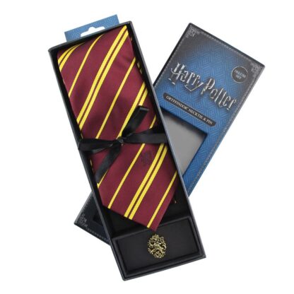 Harry Potter Krawatte & Ansteck-Pin Deluxe Box Gryffindor