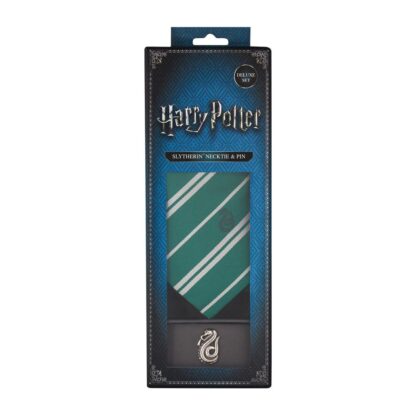 Harry Potter Krawatte & Ansteck-Pin Deluxe Box Slytherin – Bild 6