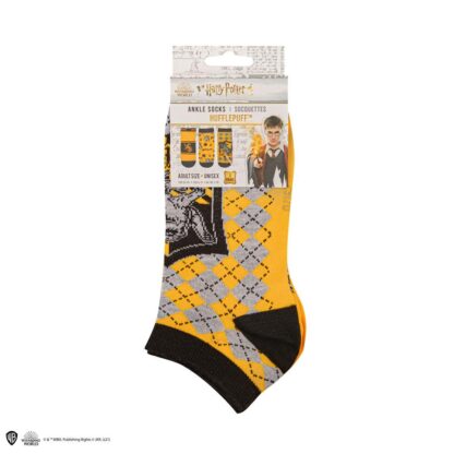 Harry Potter Knöchelsocken 3er-Pack Hufflepuff – Bild 5