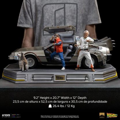 Zurück in die Zukunft Art Scale Statue 1/10 DeLorean Full Set 23 cm – Bild 15