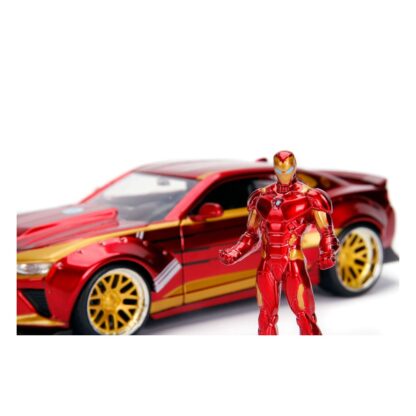 Avengers Diecast Modell 1/24 2016 Chevy Camaro SS Iron Man – Bild 6