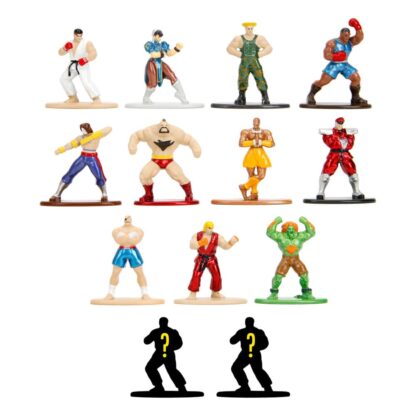 Street Fighter Nano Metalfigs Diecast Minifiguren Display 6 cm (24)