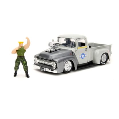 Street Fighter Diecast Modell 1/24 1956 Ford Pickup Guile – Bild 16