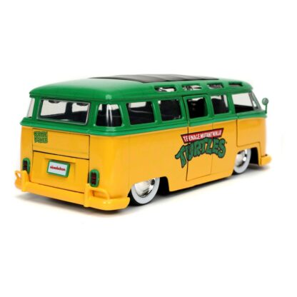 Teenage Mutant Ninja Turtles Diecast Modell 1/24 1962 VW Bus Leonardo – Bild 5