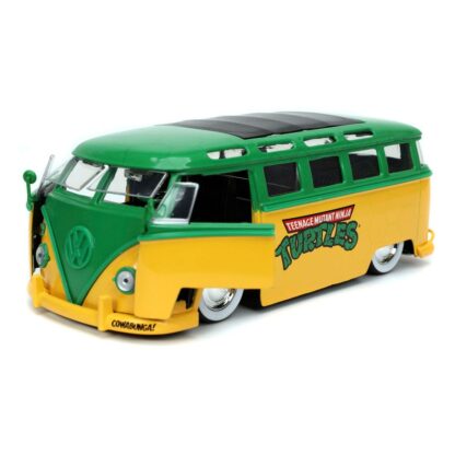 Teenage Mutant Ninja Turtles Diecast Modell 1/24 1962 VW Bus Leonardo – Bild 8