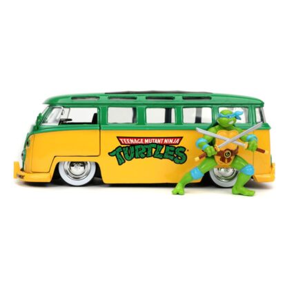 Teenage Mutant Ninja Turtles Diecast Modell 1/24 1962 VW Bus Leonardo – Bild 16