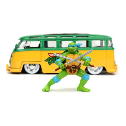 Teenage Mutant Ninja Turtles Diecast Modell 1/24 1962 VW Bus Leonardo – Bild 17